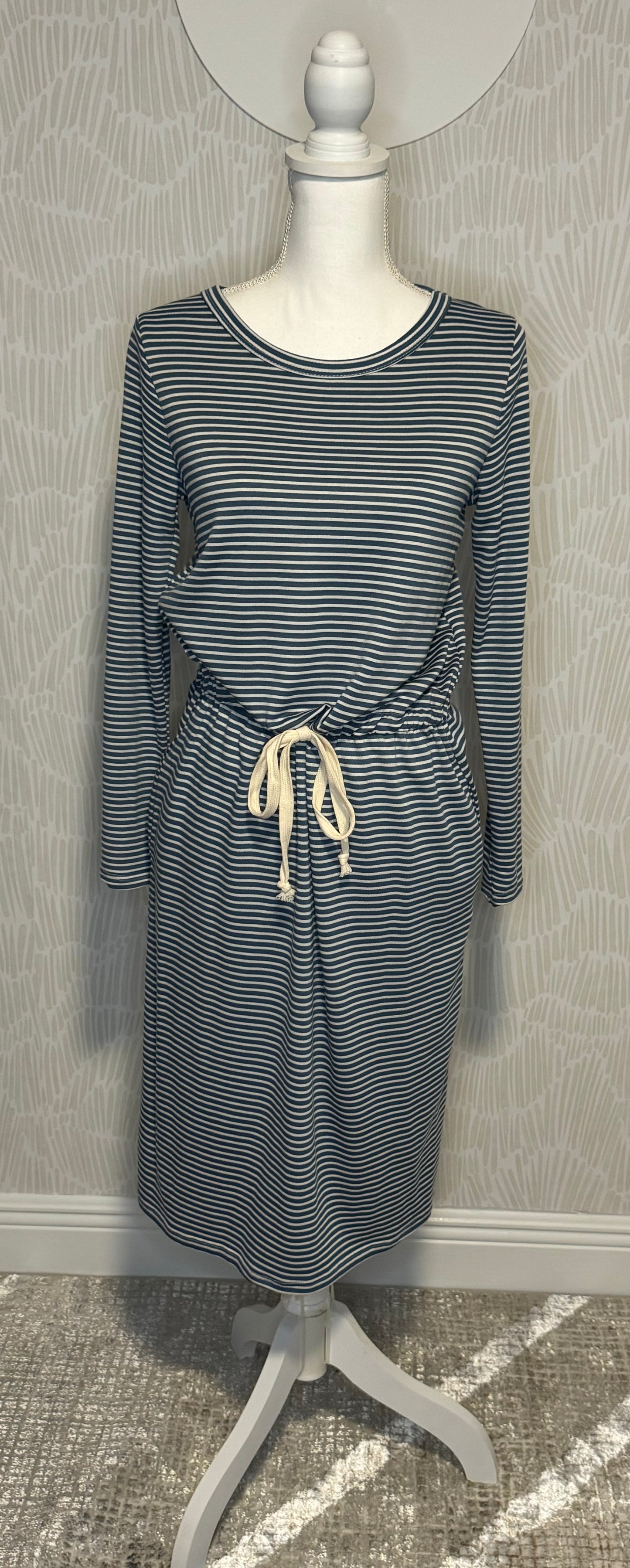 Long Sleeve Stripe Dress